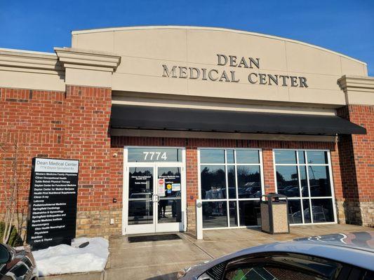 Dean Medical Center exterior February 2022