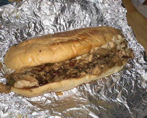 Chicken Philly Steak Sandwich