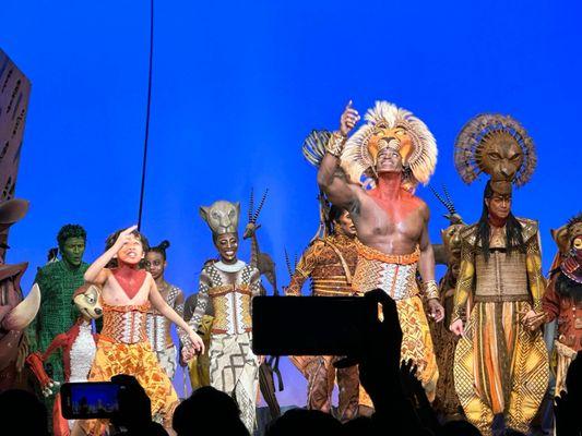 The Lion King Musical (Opening Night) - Encore -  Row L Seat 108 View ~