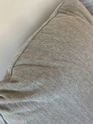 Stain on pillow