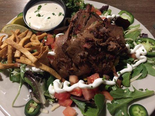 Southwest Salad with Brisket