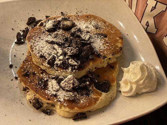 Kids Oreo pancakes