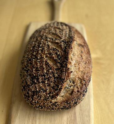 Our Sesame Sourdough..one of our amazing flavors!!