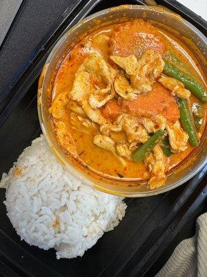 Panang Curry Rice Plate