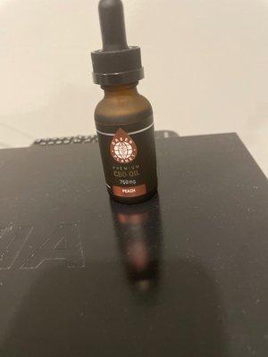 Full spectrum tincture CBD 750 mg Peach flavor