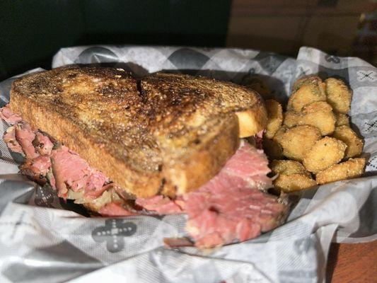 Reuben special in their menu