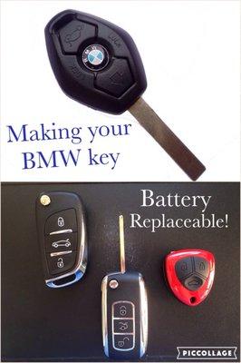 Turn your BMW key into a flip key. Battery can be changed on the NEW flip key! Its a WIN WIN !!!