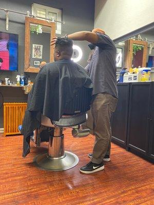 The Barber Brotha doin' what he do best (and continuing to do & be better!)