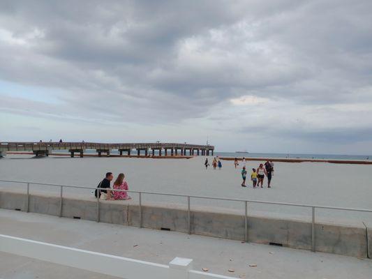 Pier and beach