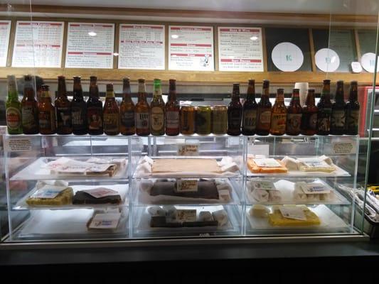 Nothing says welcome like domestic beer and homemade fudge.