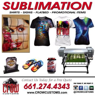 We offer all kinds of Dye Sublimation products.