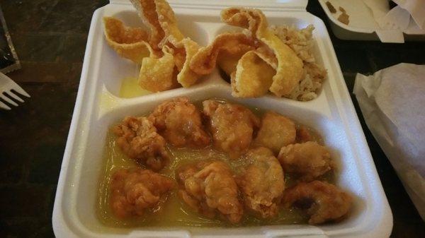 Lemon chicken combo