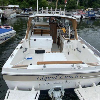 Personal Interior package and Wood Teaking making this 1984 Bayliner look new Again!