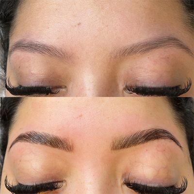 Brow tint + Lamination