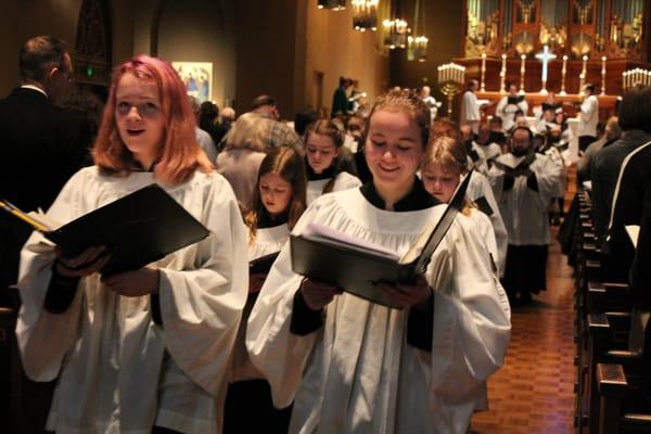 Coventry Singers and Adult Choir at Trinity.