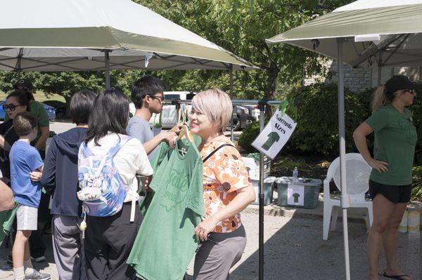 Cook Orthodontics of Dublin patients love receiving a new t-shirt each year at our CookOUT patient appreciation event!