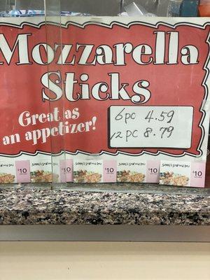 Mozzarella sticks 10/29/21