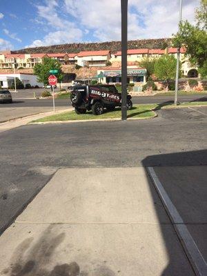 Big o tire jeep!