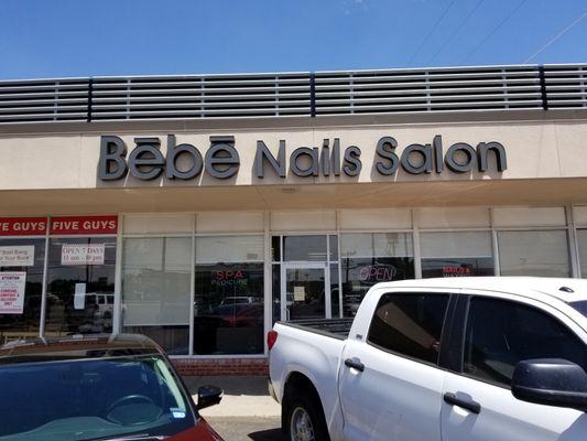 bebe Nails Salon in Wolflin Village shopping center