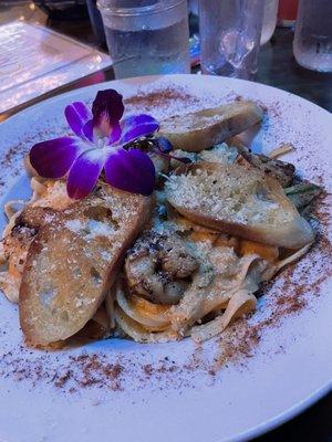 Cajun shrimp and crab pasta