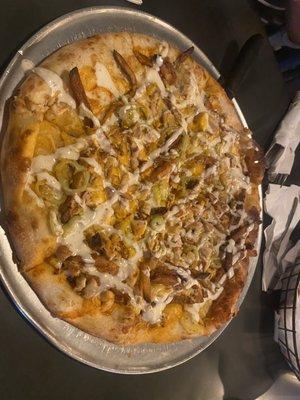 Buffalo chicken pizza