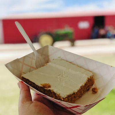 Pumpkin sheet cake from the bakery $5