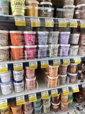 Posh ice creams, great selection!