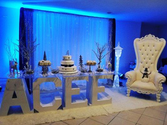 Winter wonderland baby shower