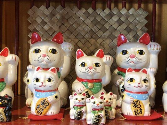 Japanese Maneki Neko (good luck cats)