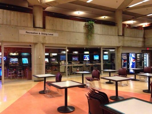 Seating area and part of arcade