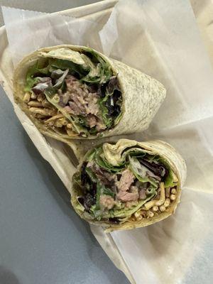 Pulled pork Shantea Wrap, meaty and delicious,