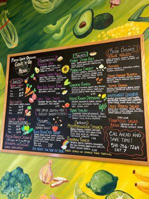 Deli menu