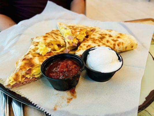 Breakfast quesadilla