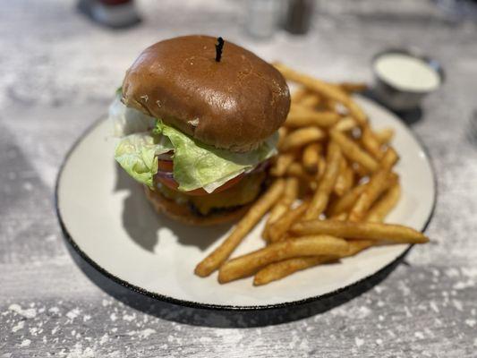 Signature smashed burger