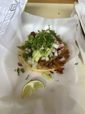 chorizo taco