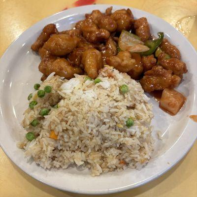 L1. Sweet and Sour Chicken Lunch Special