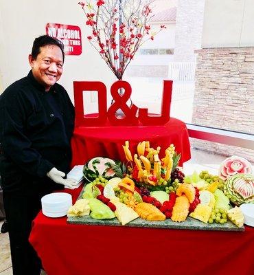 Wedding Fruit Carving