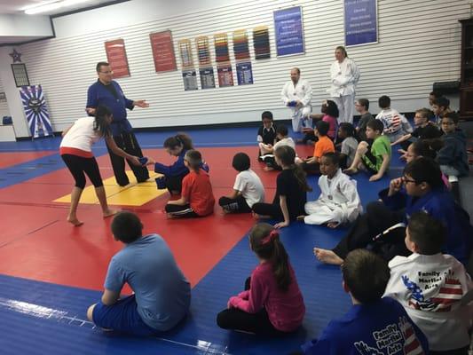 Ninja Camp is filled with organized fun games, and free to 7-14 yrs. next one May 16. Call to sign up your child 640-7766