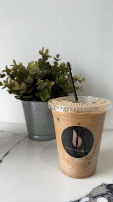 Iced oat latte