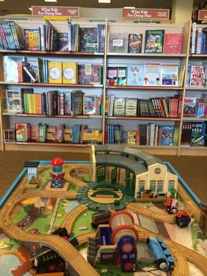 Great selection of toys and books for kiddos