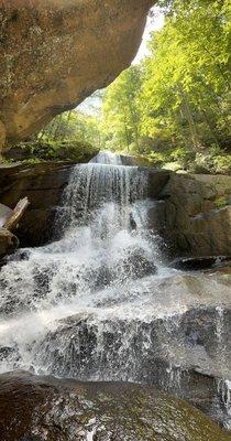 Closer view of Bradley Falls