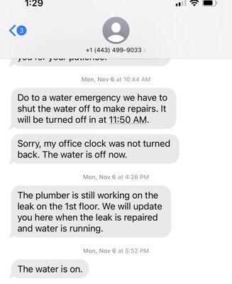 Water shut off notice #4