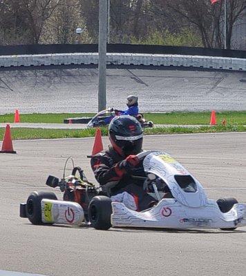 Showing how the track layout allows for drivers to show off their skills.