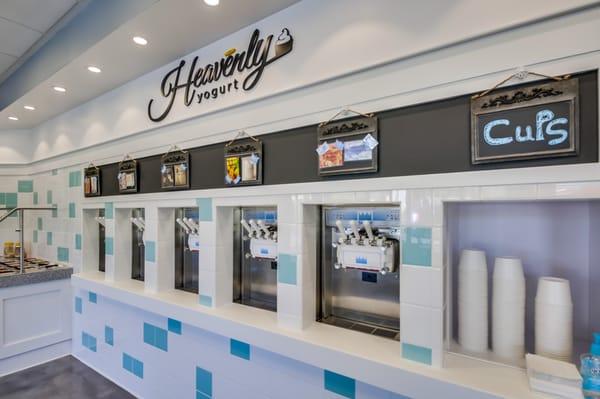 Heavenly yogurt shop design and branding in Tierrasanta area. 10791 Tierrasanta Blvd #101, San Diego, CA 92124