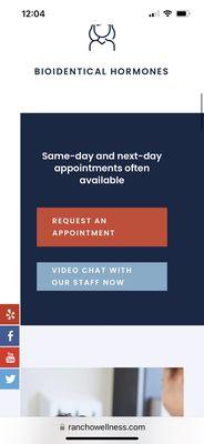 Same-day and next-day appointments often available