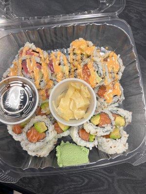 Sushi combo. $11. Solid.