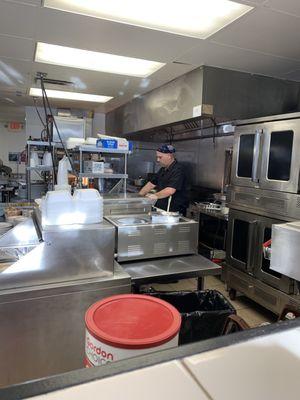 Gus making Gyro's