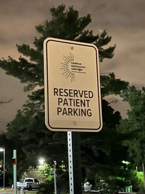 Love that they have reserved parking!