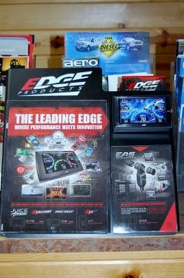 We sell and install performance parts such as Edge programmers