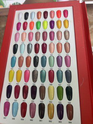 Nail colors